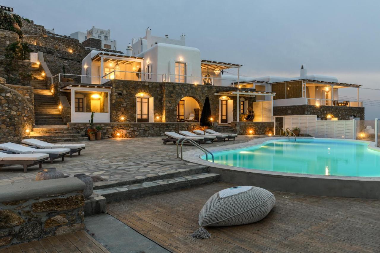 Cosset Villa Bohochic Sea&Harbourview And Sunset By One-Villas Ornos  Esterno foto