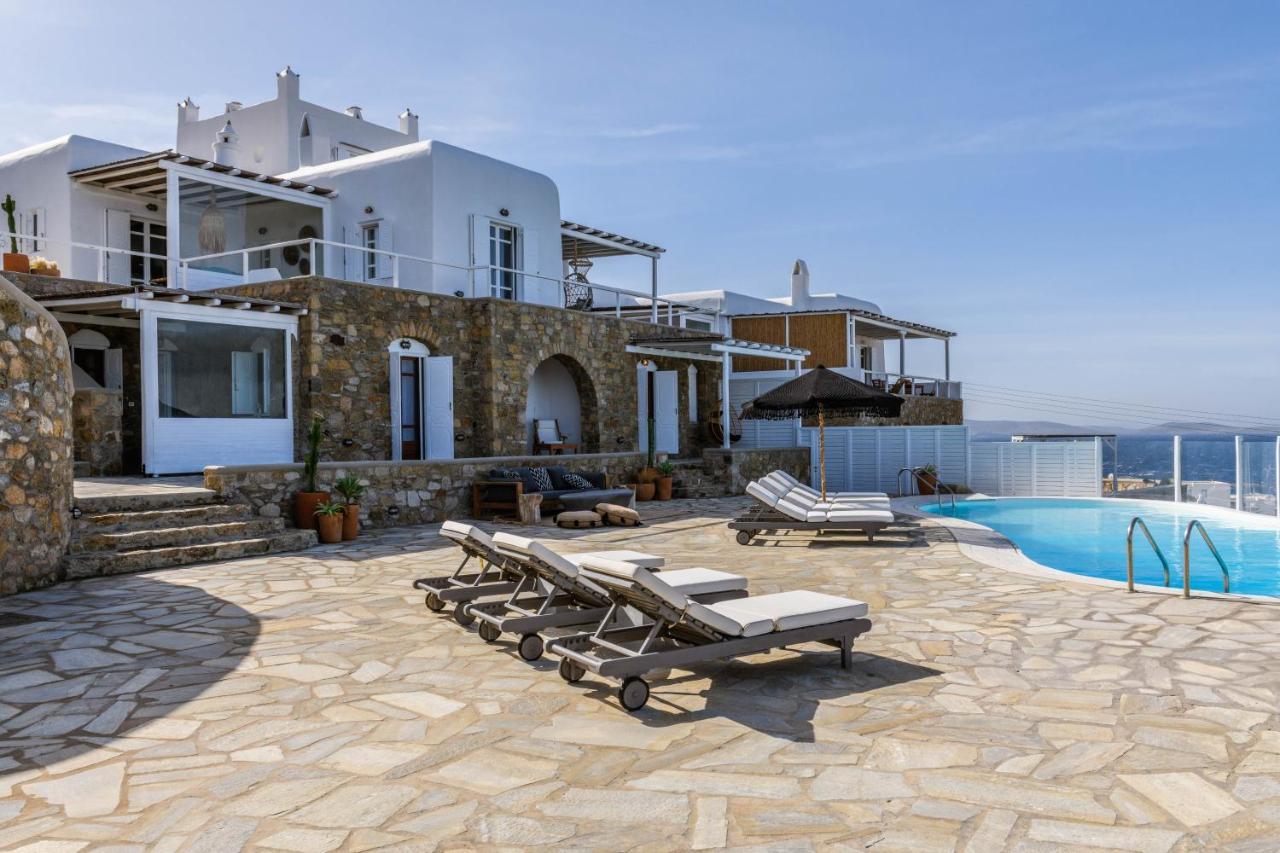 Cosset Villa Bohochic Sea&Harbourview And Sunset By One-Villas Ornos  Esterno foto
