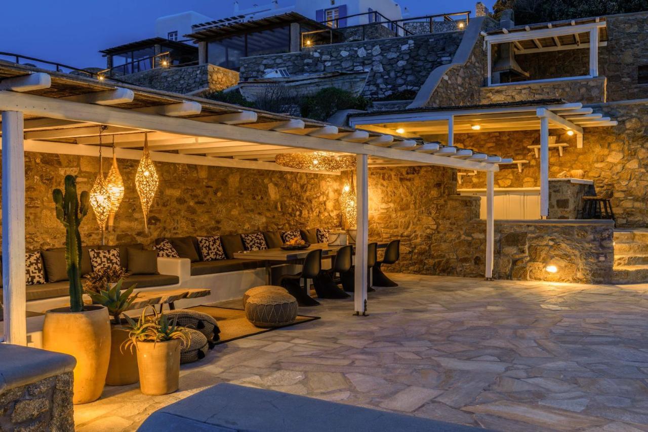 Cosset Villa Bohochic Sea&Harbourview And Sunset By One-Villas Ornos  Esterno foto