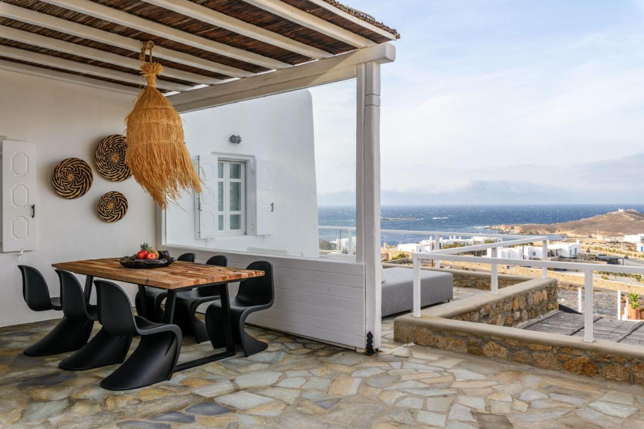 Cosset Villa Bohochic Sea&Harbourview And Sunset By One-Villas Ornos  Esterno foto