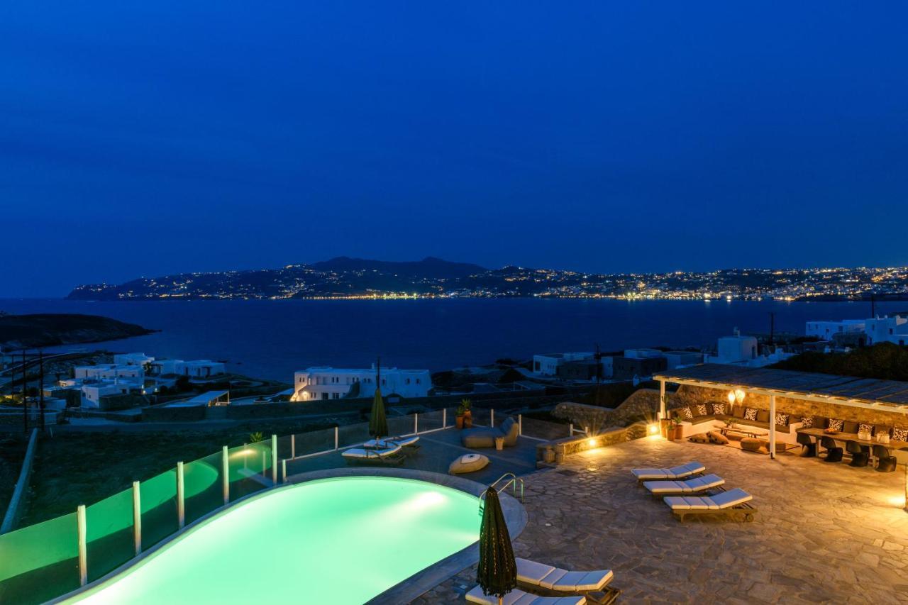 Cosset Villa Bohochic Sea&Harbourview And Sunset By One-Villas Ornos  Esterno foto
