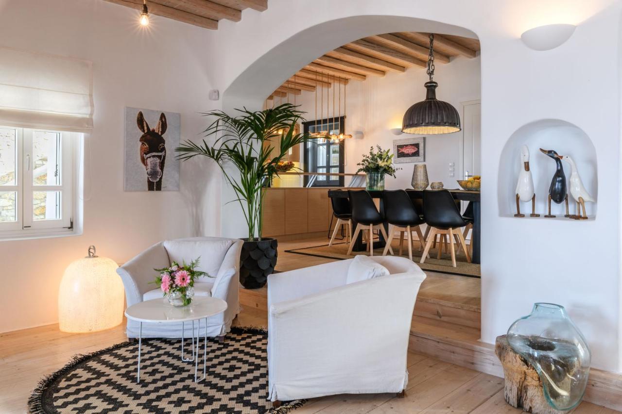 Cosset Villa Bohochic Sea&Harbourview And Sunset By One-Villas Ornos  Esterno foto