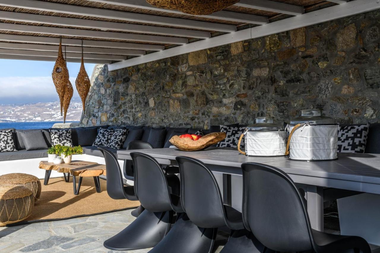 Cosset Villa Bohochic Sea&Harbourview And Sunset By One-Villas Ornos  Esterno foto