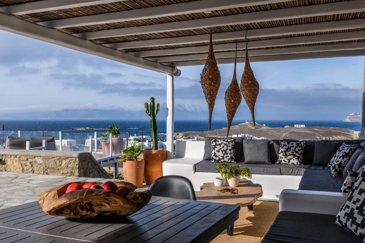 Cosset Villa Bohochic Sea&Harbourview And Sunset By One-Villas Ornos  Esterno foto