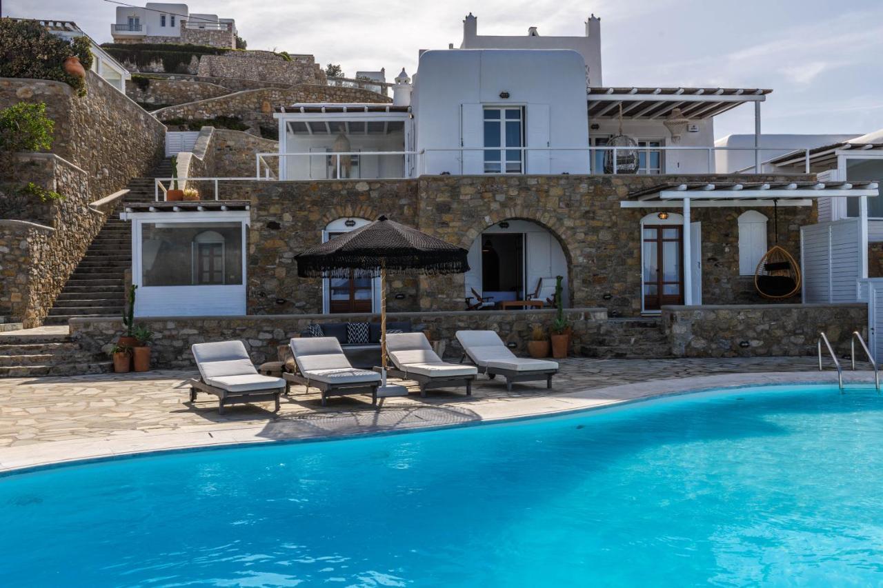 Cosset Villa Bohochic Sea&Harbourview And Sunset By One-Villas Ornos  Esterno foto