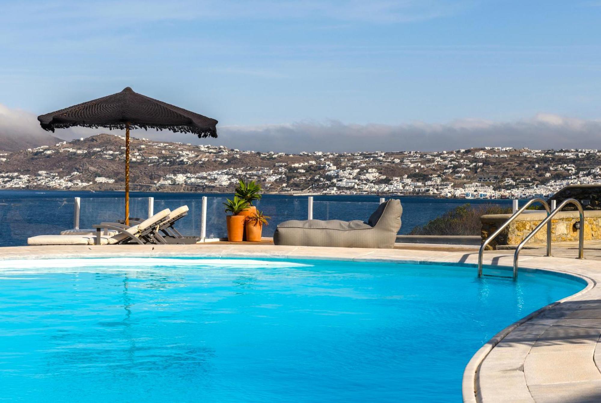 Cosset Villa Bohochic Sea&Harbourview And Sunset By One-Villas Ornos  Esterno foto